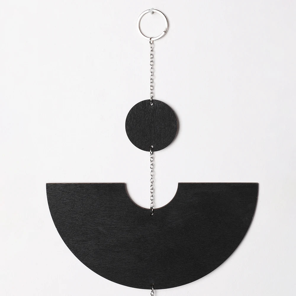 Noir Boho Macramé Wall Hanging
