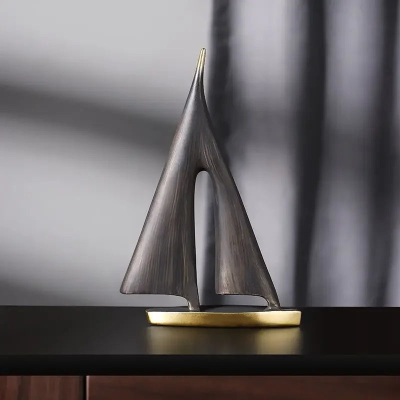 Smooth Sailing Sailboat Sculpture