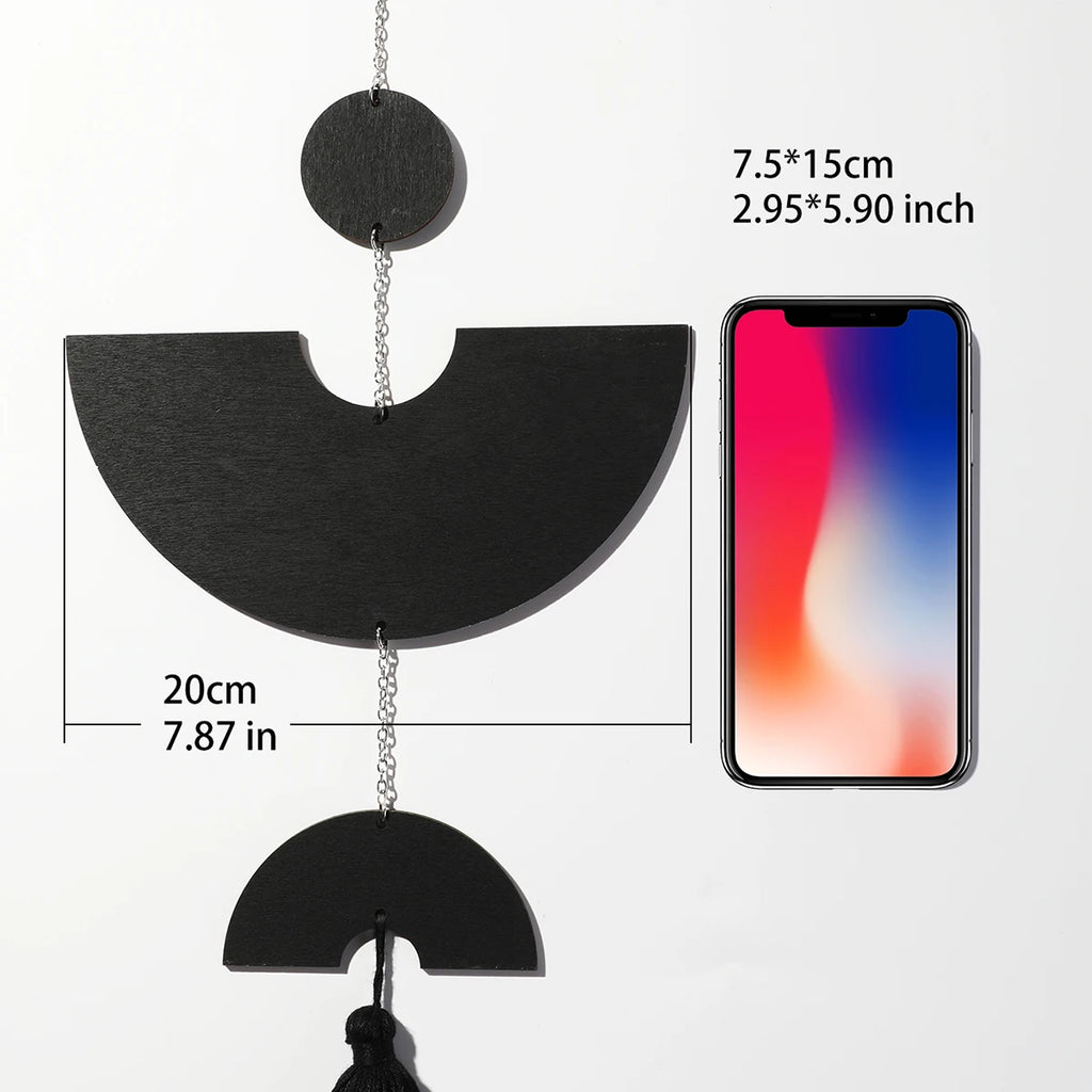 Noir Boho Macramé Wall Hanging