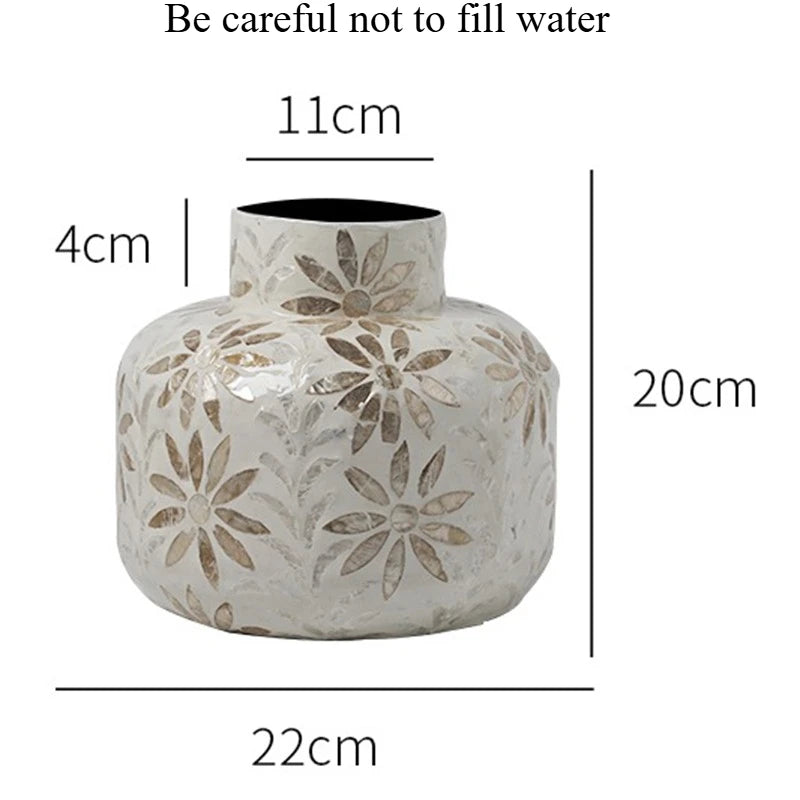 Vintage Ceramic Table Vase – Elegant Flower Arrangement Décor