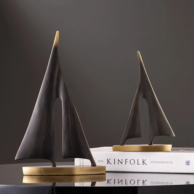 Smooth Sailing Sailboat Sculpture
