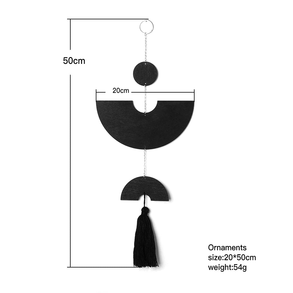 Noir Boho Macramé Wall Hanging