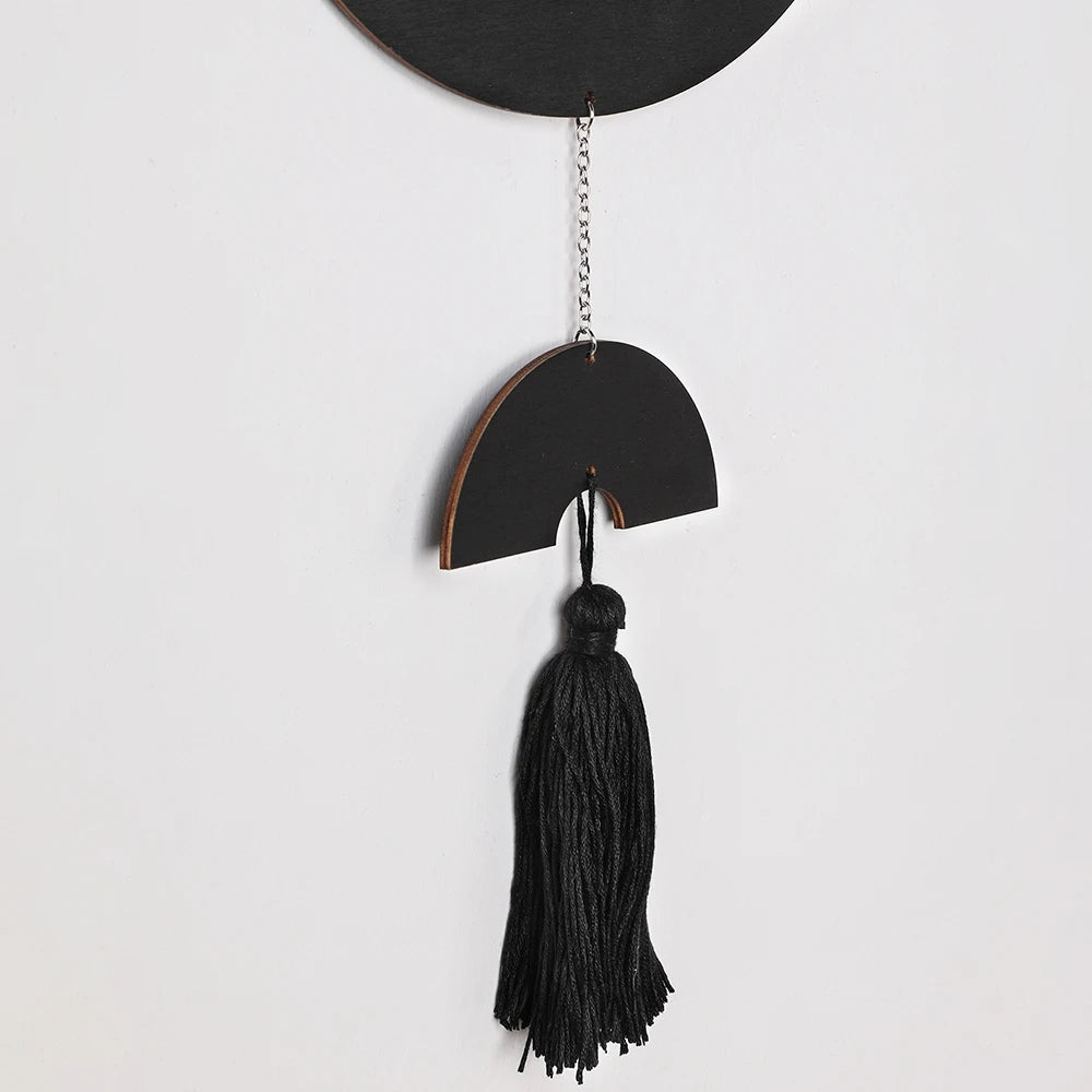 Noir Boho Macramé Wall Hanging